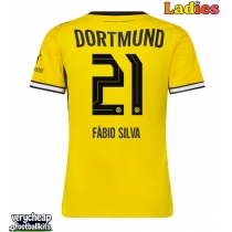 Borussia Dortmund Fabio Silva #21 Replica Home Shirt Ladies 2026-27 Short Sleeve
